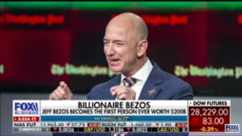 Amazon Ceo Jeff Bezos Becomes The First Person Ever Worth 200 Billion Right Turn News